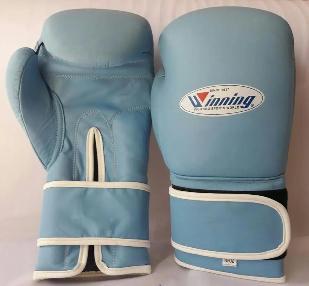 New Professional Winning Boxing Gloves Gear Leather Set  Punching Sparring Heavy Bag Kickboxing Training
