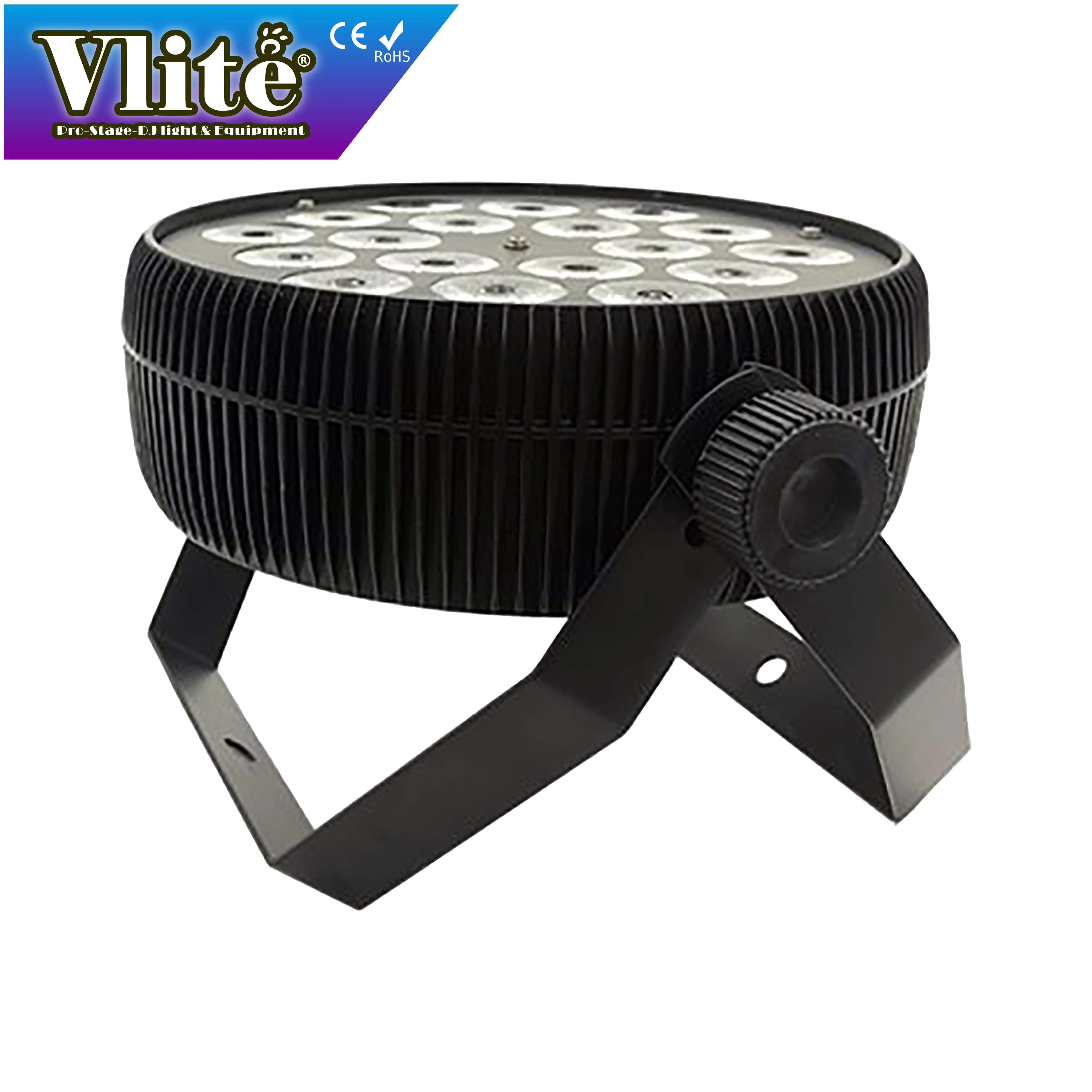18 x 10W 4-in-1 LED PAR Spotlights DMX512 Control Mode PC Lamp Body Material RGBW