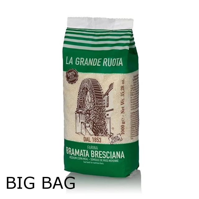 100% made in Italy Corn flour white for polenta  1bags/1 ton polenta ready in 40 minutes kosher glutenfree