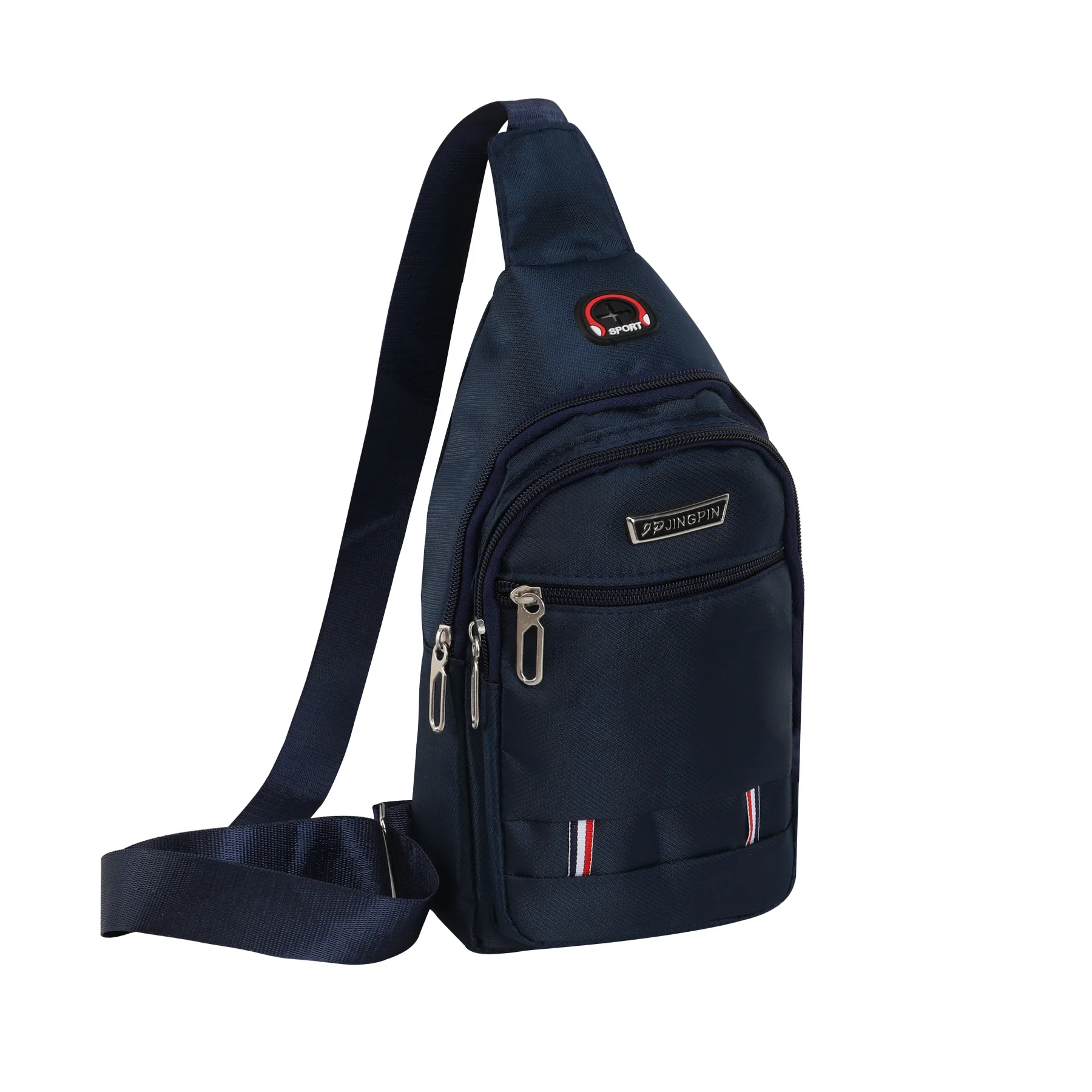 
New Design Casual Custom Logo Outdoor Sports Men Messenger Bag Wholesale Shoulder Cross Body Chest Bag Pack Sling Bag With Logo 