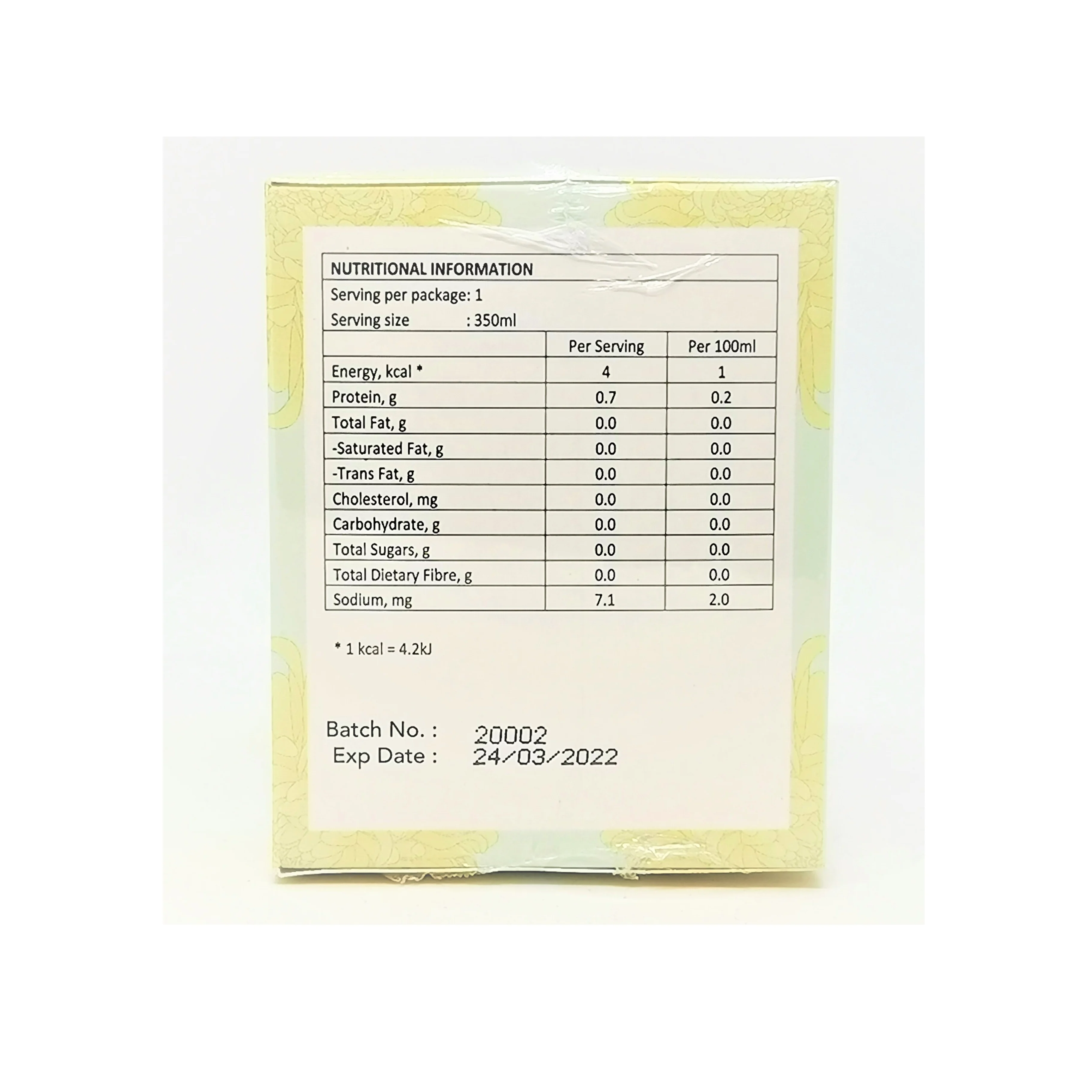 10 bags x 4g Natural Sweet Taste  Singapore Raemedy Promote General Health Stevia Leaf tea chrysanthemum flower