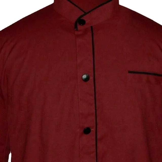 Custom Logo Kitchen Cooking Restaurant Chef Coat Cook Uniform Latest Chef Coats