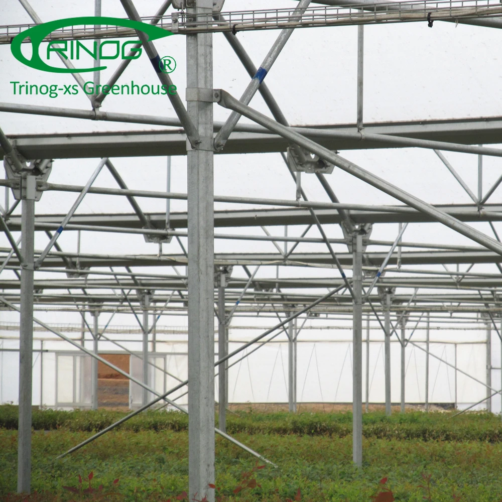 Industrial Commercial Low Cost Multispan UV greenhouse plastic film for sale