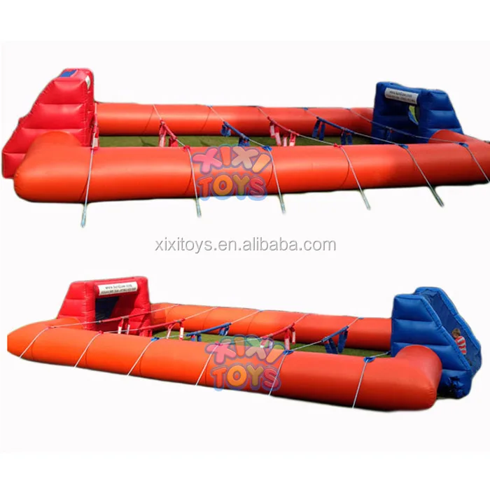 XIXI TOYS outdoor inflatable soccer sport games arena, Inflatable human foosball field