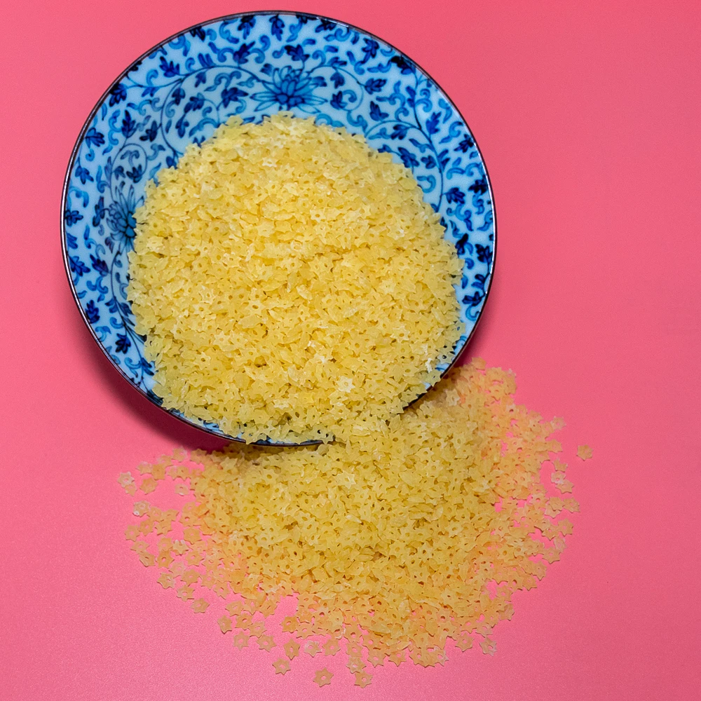 Italian Pasta Feature Star Shape Yellow Color Rice Macaroni Rice Pasta From Vietnam