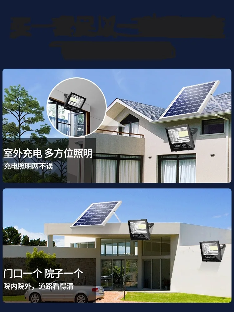 10w 25w светодиодные полосы освещения мощностью 45 Вт 65 Вт 120w 200w 300W гибкие солнечные панели Anern горячая Распродажа SMD2835 Открытый Солнечный светодиодный настенный светильник 60 Вт