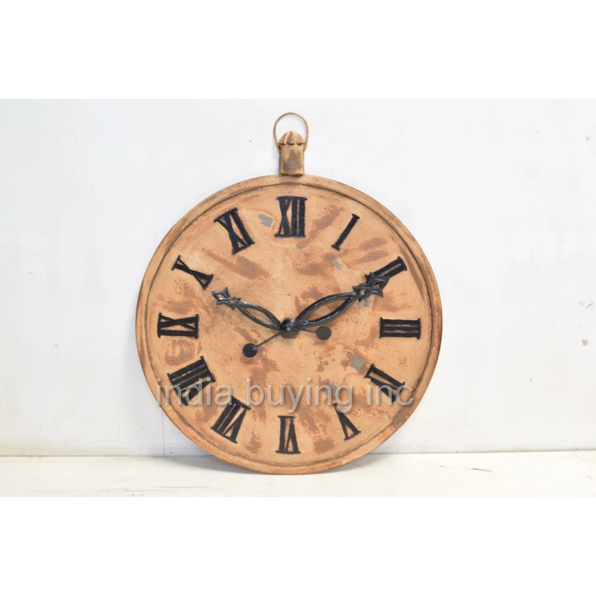 Top Quality Fine Classy Look Trendy Living Room Single Face American Style Wall Clock for Home Decor at Wholesale Price