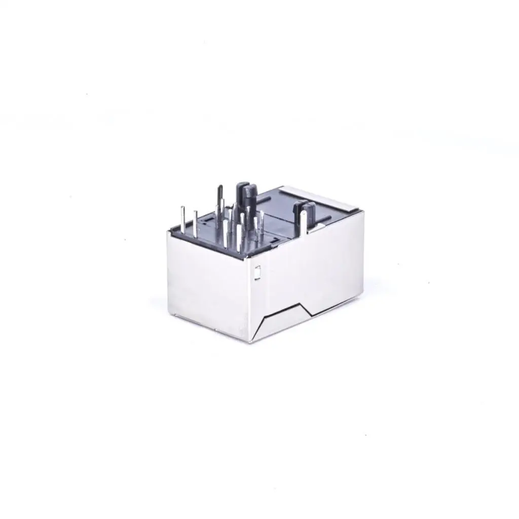 rj45 connector shielded SIDE ENTRY TRANSFORMER JACK WITH LED