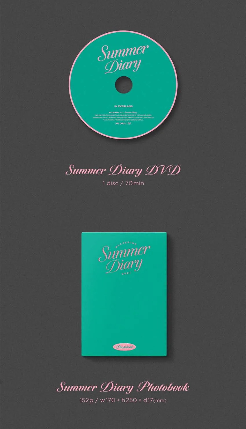 [Официальный Kpop] Черный Розовый-летний дневник 2021 года перед заказом