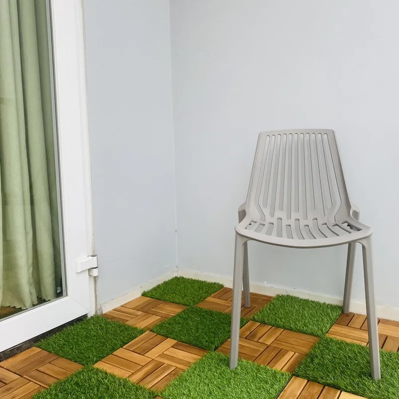 Factory Custom Different Size Parkett Wood Flooring Parquet Acacia interlocking wooden decking tiles  Ready To Ship