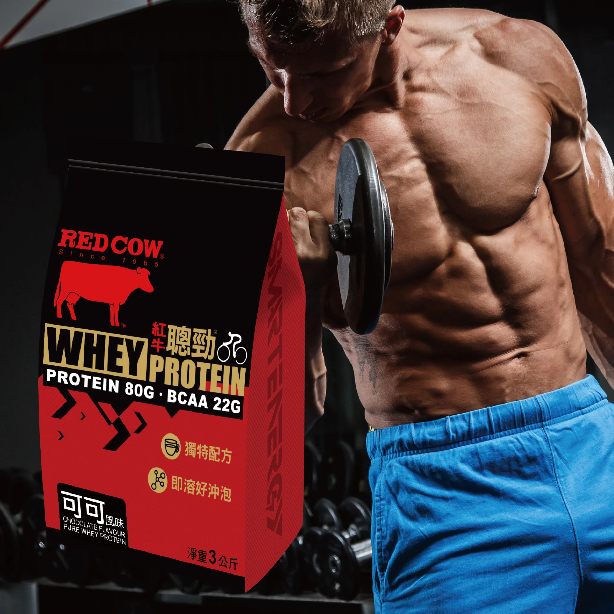 whey protein powder whey Chocolate Flavour 3kg