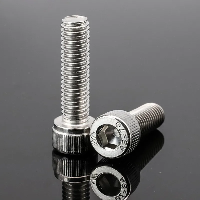 Manufacturer DIN912 Stainless Steel 304 M1.4 M1.6 M2 M2.5 M3 M4 M5 Allen Key Bolt Hexagon Key Socket Head Cap Screw