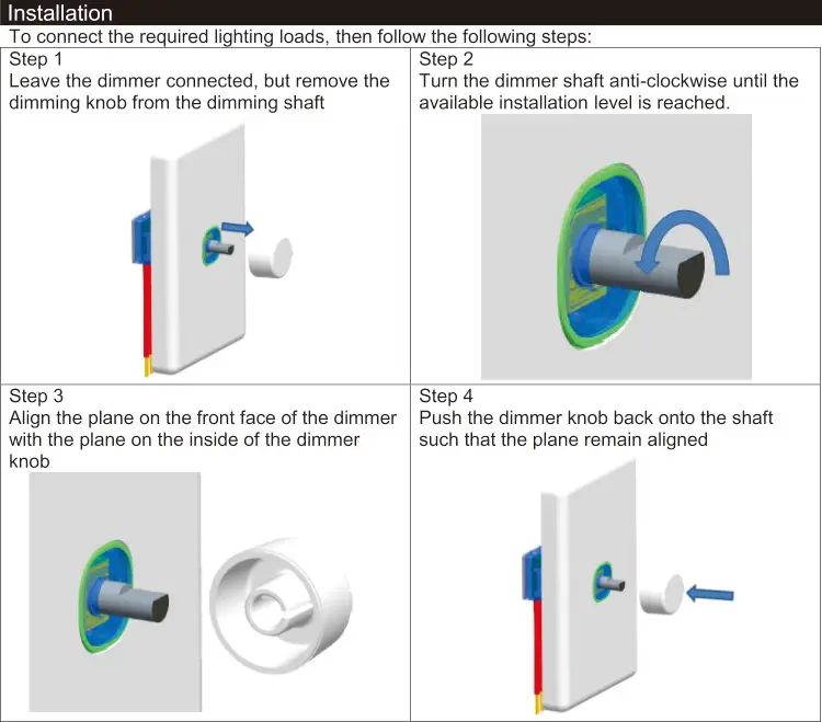 AU led smart home triac dimmer module 220v to 240v ac
