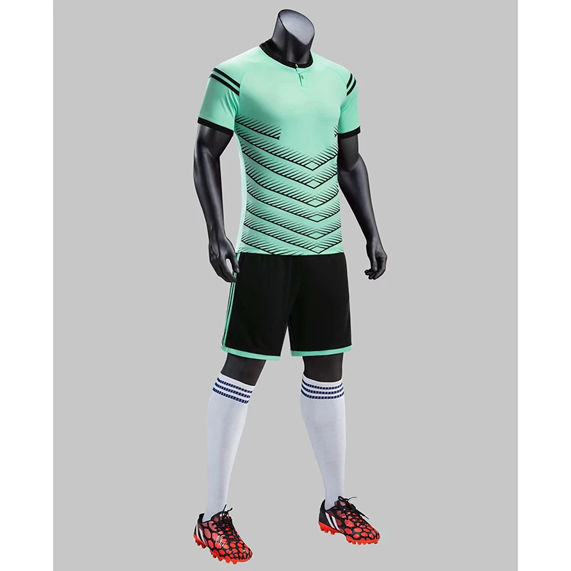 Wholesale classic soccer jersey Pak supplier football jersey retro style uniform customize slim fit football shirts uniforms set