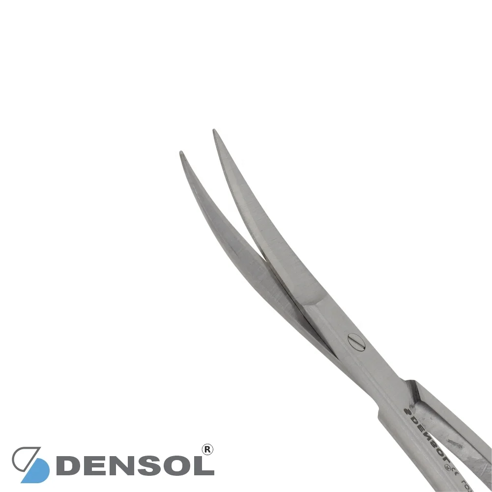 Tungsten Carbide Iris Scissors 11cm TC Straight Surgical Scissors Dental Instruments Sharp Blade With One Side Serrated