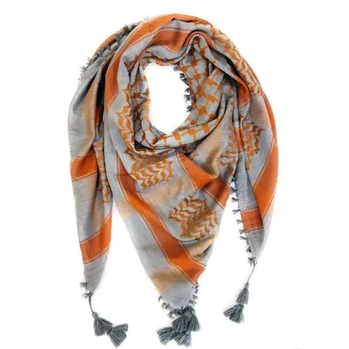 US Flag Star Shemagh Scarf Men & Women Tactical 100% Cotton Head Neck Wrap Shawl Desert Shemagh