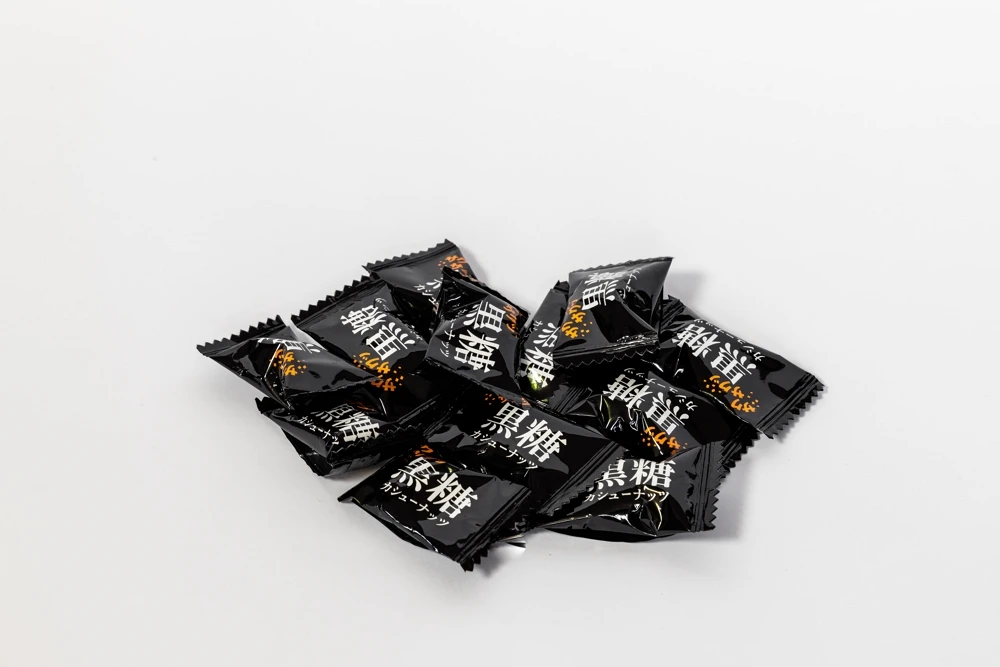 Конфеты с черным сахаром кешью-KOKUTO-хрустящие и жирные-японское качество