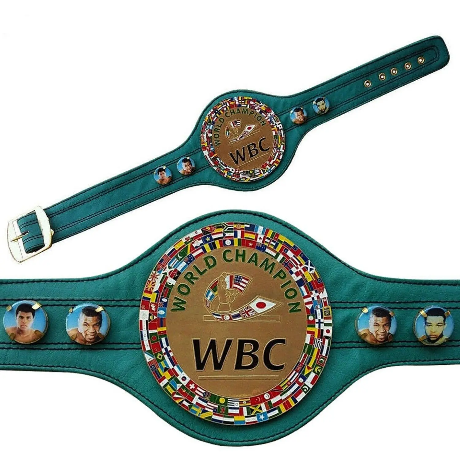 IBO IBF WBA WBC WBO Adult Boxing Title Belts Set of 5 MINI Belts