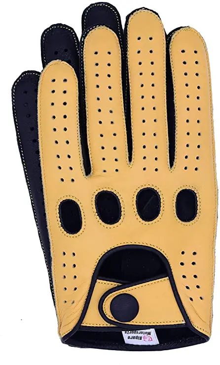 Высокое качество мужские вождение автомобиля взрослый размер мягкая обувь для вождения Модные выделкой под кожу перчатки высокого качества защитные