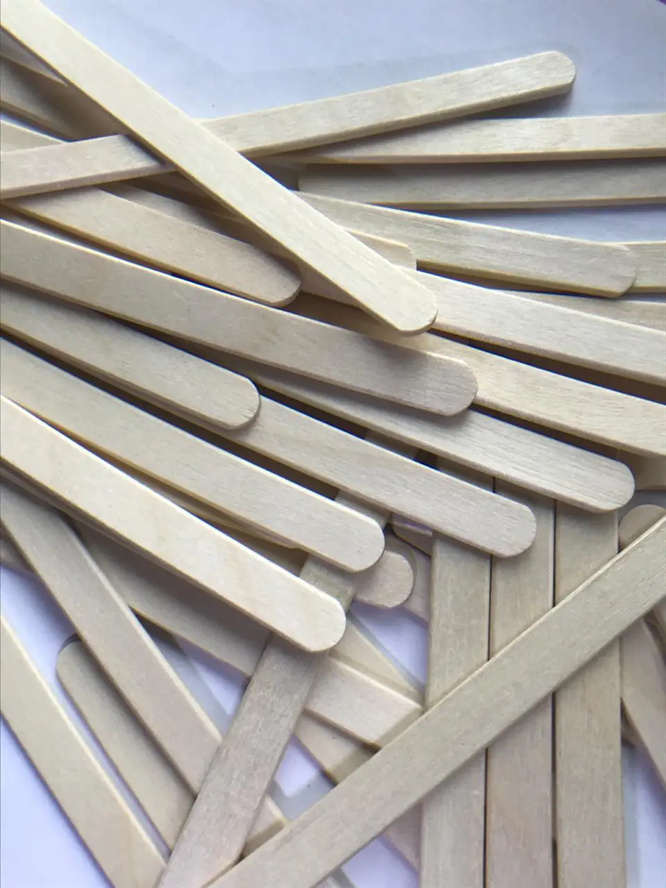 Березовые палочки для мороженого 114x10x2 мм, деревянные палочки класса А оптом