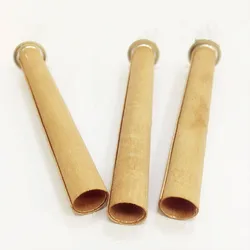 High Quality 10Mm * 80Mm Long Home Decoration Brown Candel Wick With Customized Packing