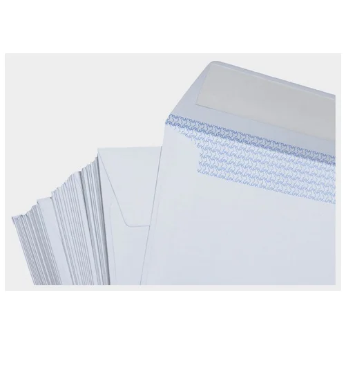 High Quality 80gsm Paper Duke White Envelopes Just Peel and Seal Stationery Envelopes Pack of 50