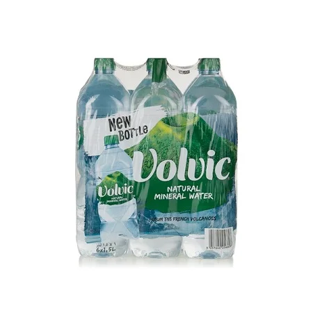 Качественная бутылка Volvic с натуральным сверкающим минеральным ворсом (Л x 12)