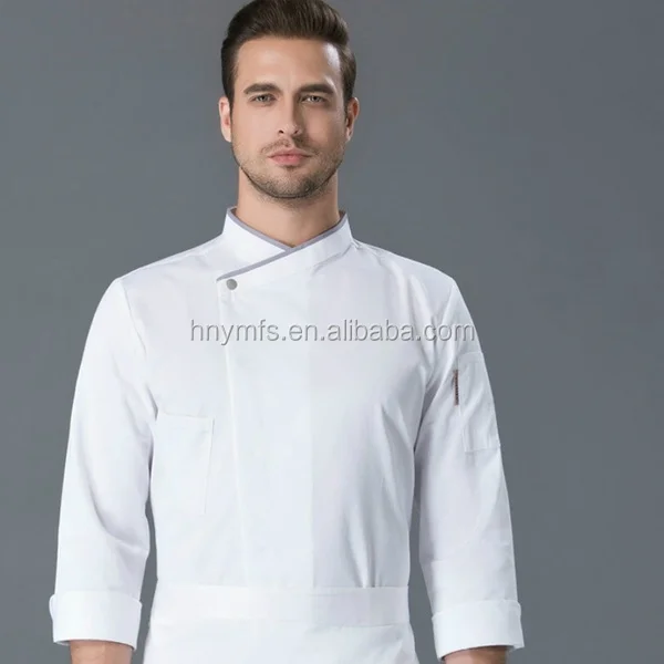 
65% Polyester 35% Cotton Soft Chef Garment Jacket Chef Cook Uniform Chef Uniforms for Food Industry 