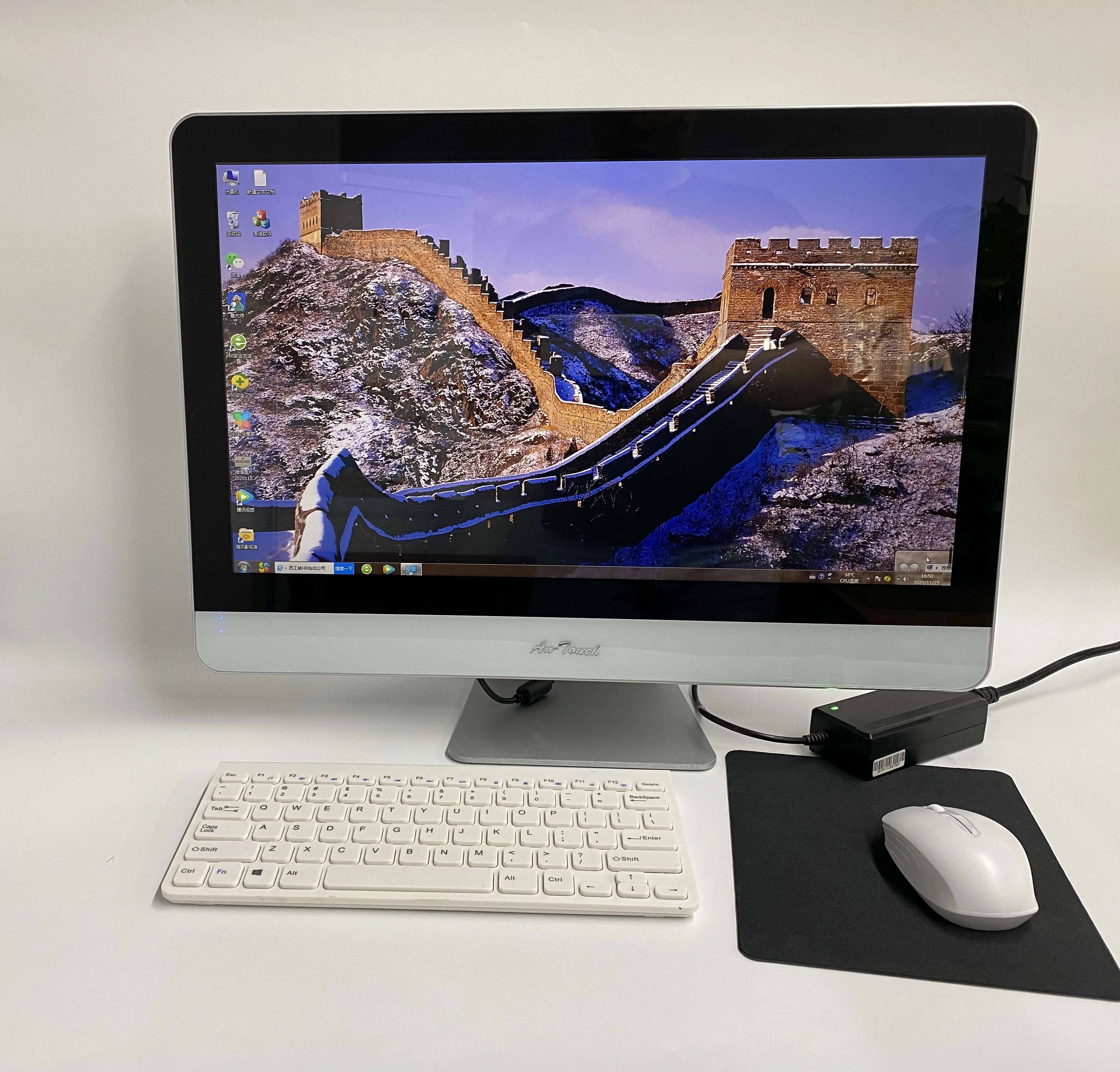 Компьютерные настольные компьютеры An-touch AIO настольный компьютер 27 дюймов сенсорный экран все в одном игровой пк процессор core