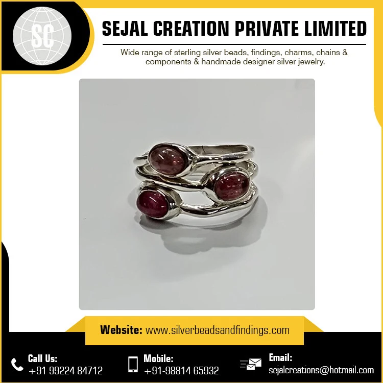 Wholesale 925 Sterling Silver Gemstone Ring FROM INDIAN SELLER AND SUPPLIER