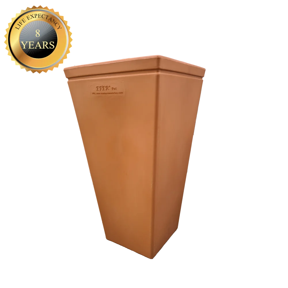 Лидер продаж от оригинального производителя, ландшафтный комнатный уличный домашний садовый полиэтиленовый цветочный горшок, кубический VC4040 оптом