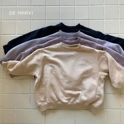 DE MARVI Kids Toddler Terry Basic Sweatpants Girls Boys Jogger Pants Clothes Wholesale Korean Manufacturer MADE IN KOREA