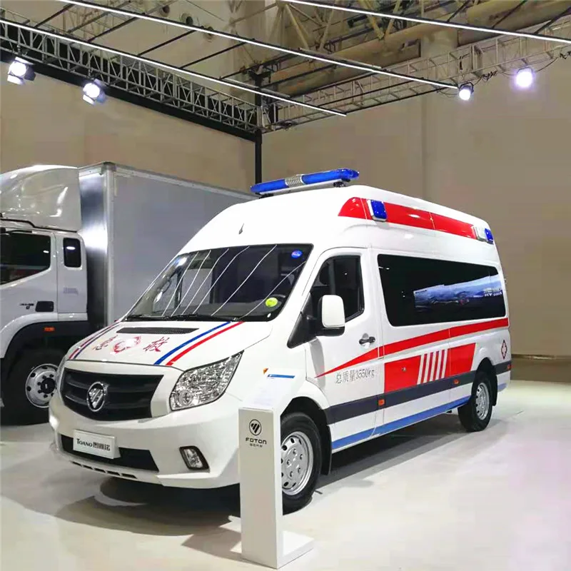 chinese cheapest LHD petrol engine inflatable car mobile dental clinic 4WD ambulance sales in Vietnam