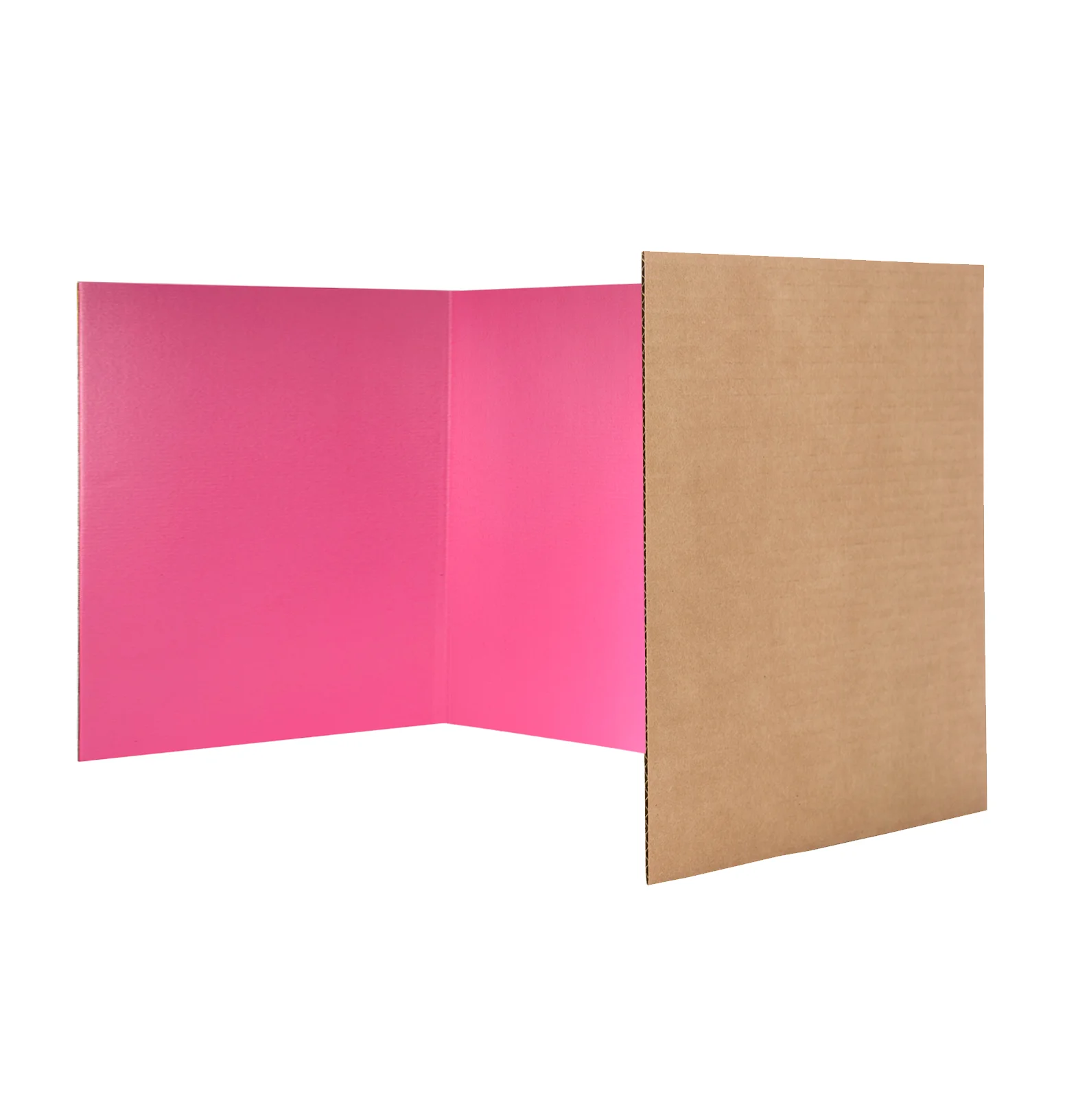USA Based High Quality 18 x 48 1 Ply Pink Project Board Retail  Constructed from 1-Ply Corrugated Paper
