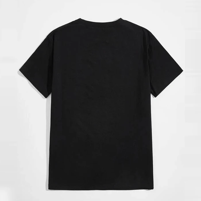 new Hello shark foreign trade brand casual hot stamping short sleeve T-shirt