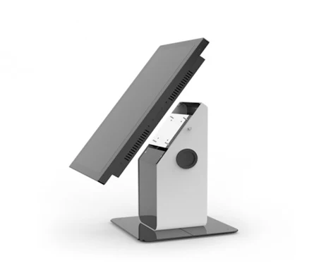 Tech Lab High Quality Countertop and Screen Self Ordering Kiosk VESA Standard Holes  Fitted with Different Styles Monitors