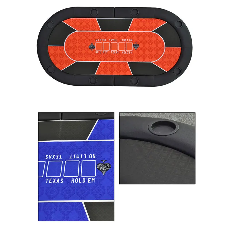 Новый деревянный портативный Роскошный профессиональный складной покерный стол для казино