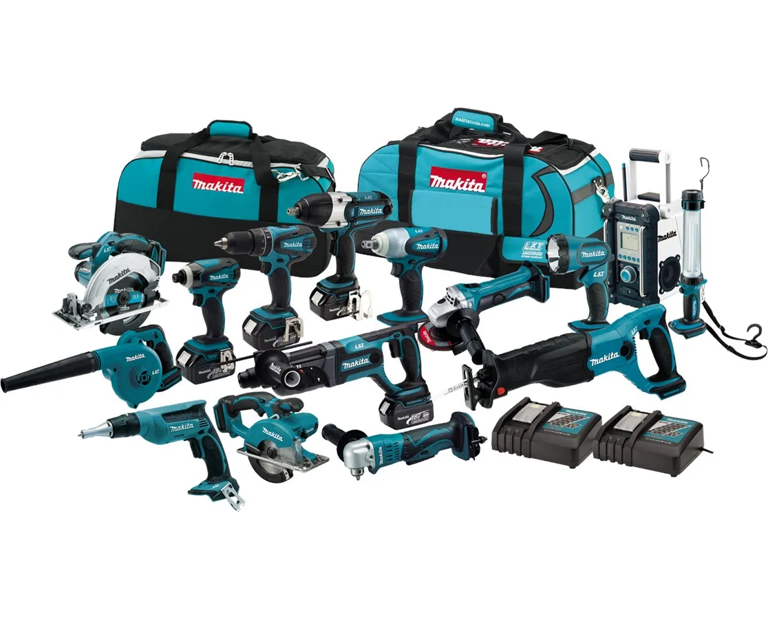
Best Original For New Makitas LXT1500 18V LXT Lithium-Ion Cordless 15-Pc. Combo Kit 