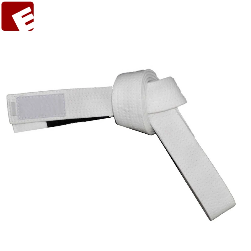 Высокое качество Лучшая цена индивидуальный дизайн Bjj ремни 100% хлопок боевое искусство Judo Karate тхэквондо черные