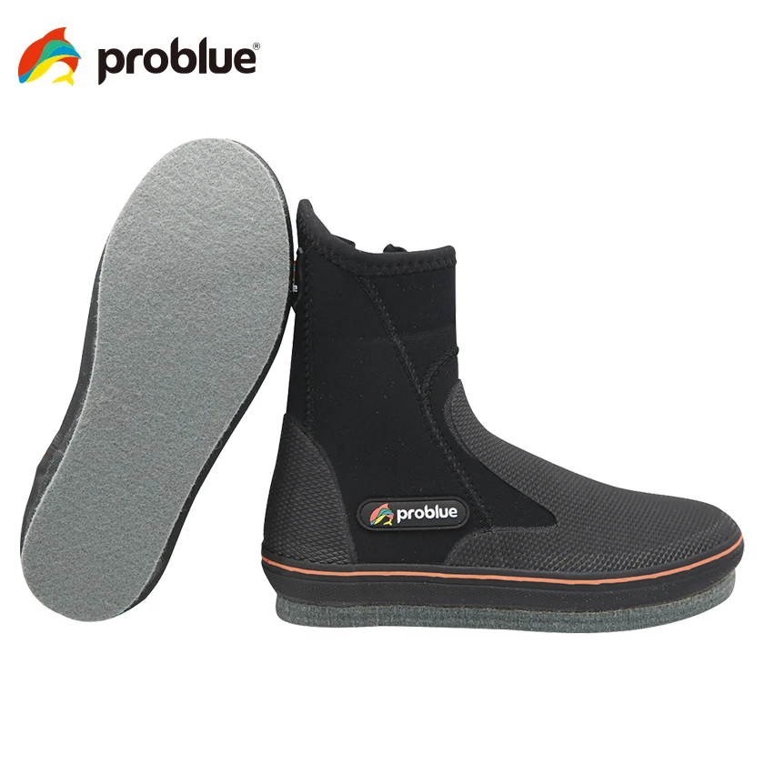 problue BT-209 Best choice 3mm neoprene upstream boots felt sole diving boots