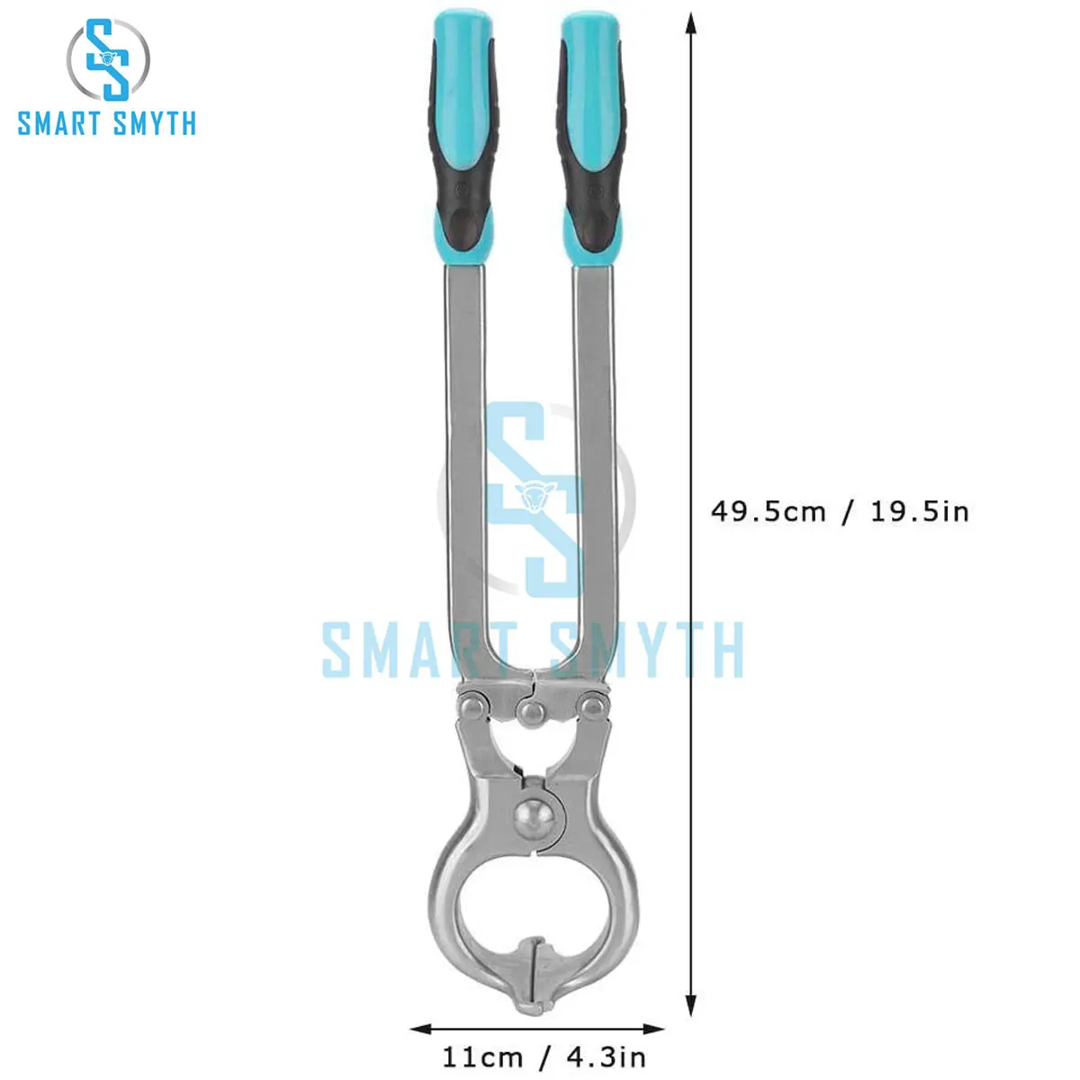 Castration Plier, Carbon Steel Durable Carbon Steel ,Non-Slip Handle Bloodless Castration Plier Tool
