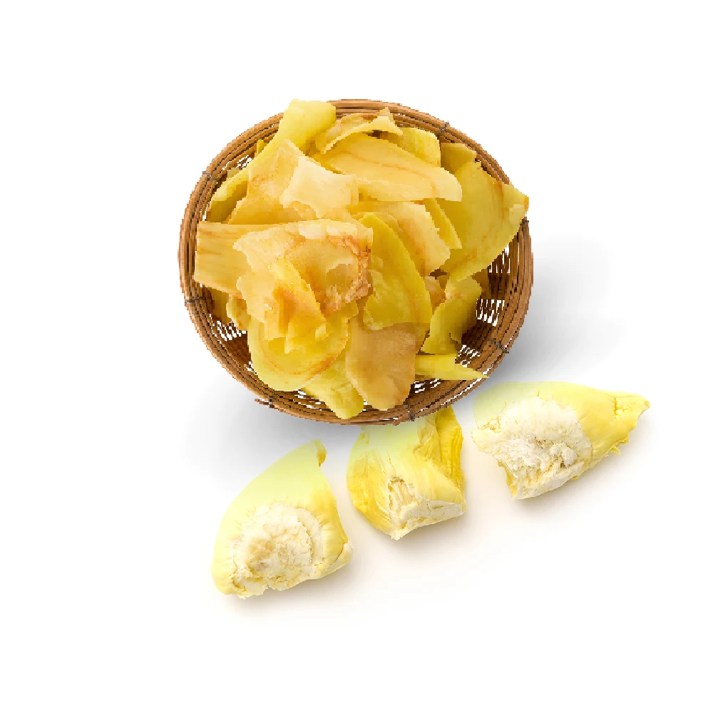 GMP Certificated  Fried Processing Type Salty Taste Fruit Origin Durian Crispy Chip Export From Thailand