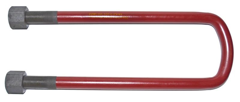 LEAF SPRING U-BOLT ( BUS - BACK )- 10.9 QUALITY ASB-02-1010 FOR MAN TRUCK TRAILER
