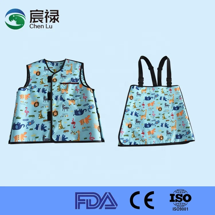 CE high quality medical anti radiation ray clothing for kids whole set