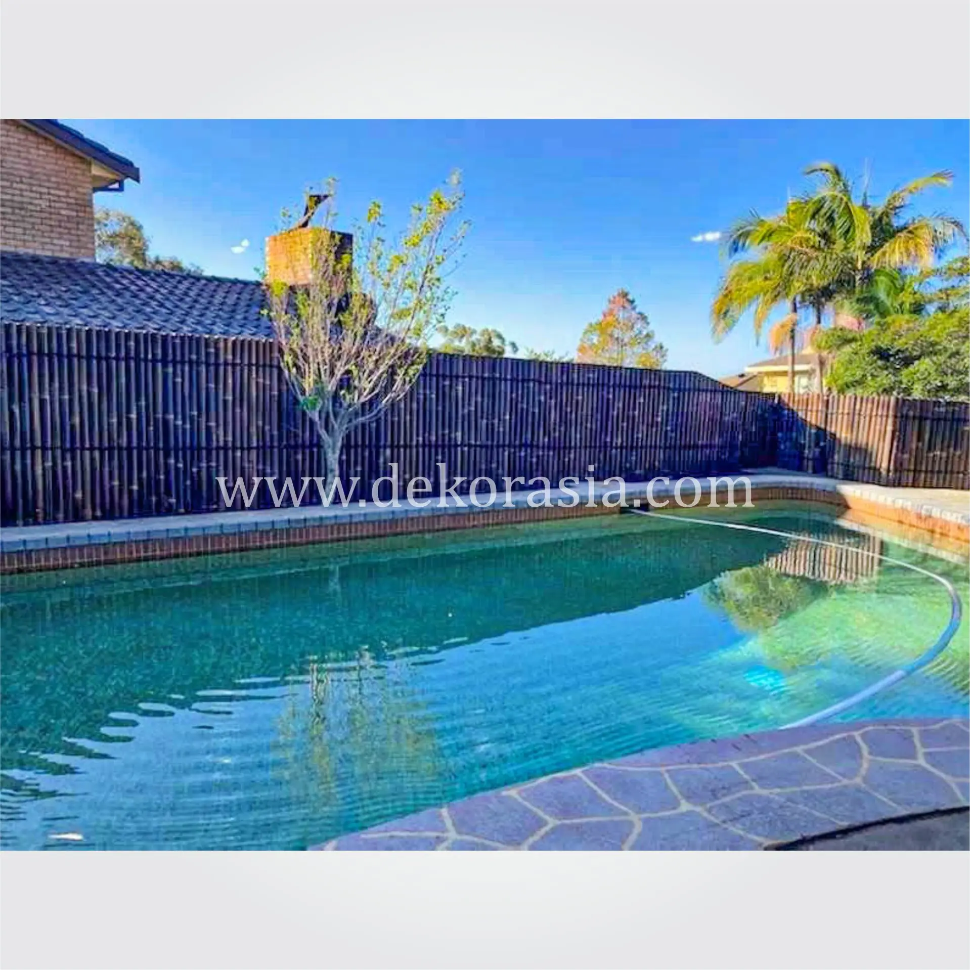 Black Bamboo, Black Bamboo Fence and Panels | Bamboo Screening