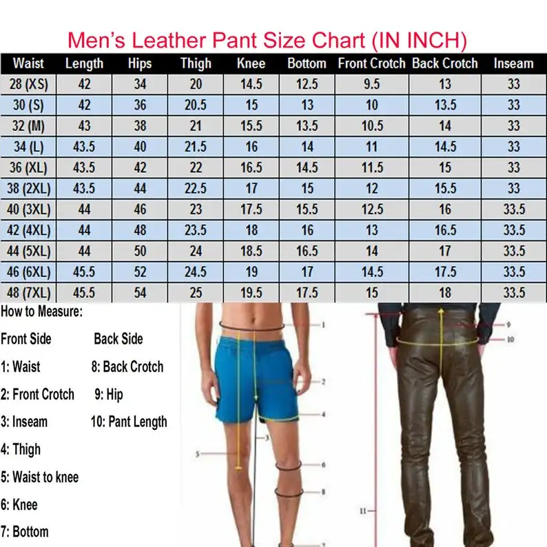 Men Fashion Slim Fit Leather Pants Casual wear Original Leather Best quality Men Leather Pants for Adults