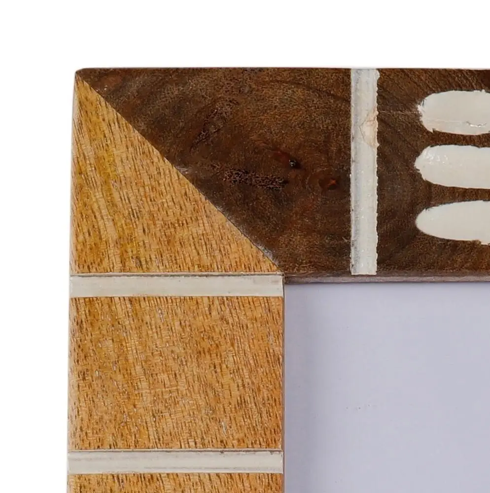 Wooden Picture Frame for Home Office Decor Wall Mounting and Standing Picture Photo Frame 5x7inches Rectangle Solid Wood Frame