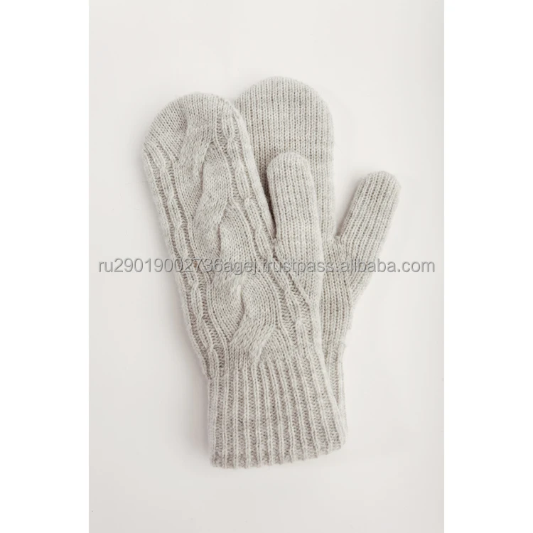 Best quality knit mittens for ladies for winter season historical hand crafts of Orenburg from manufacturer down knitwear (11000002888611)