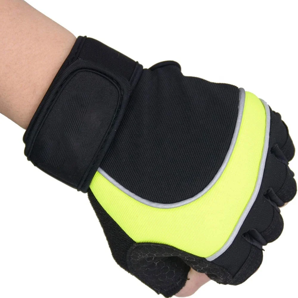 wholesale adjustable great grip custom logo keeper Cross Fit Training Workout fingerless Exercise Weight lifting gym Gloves