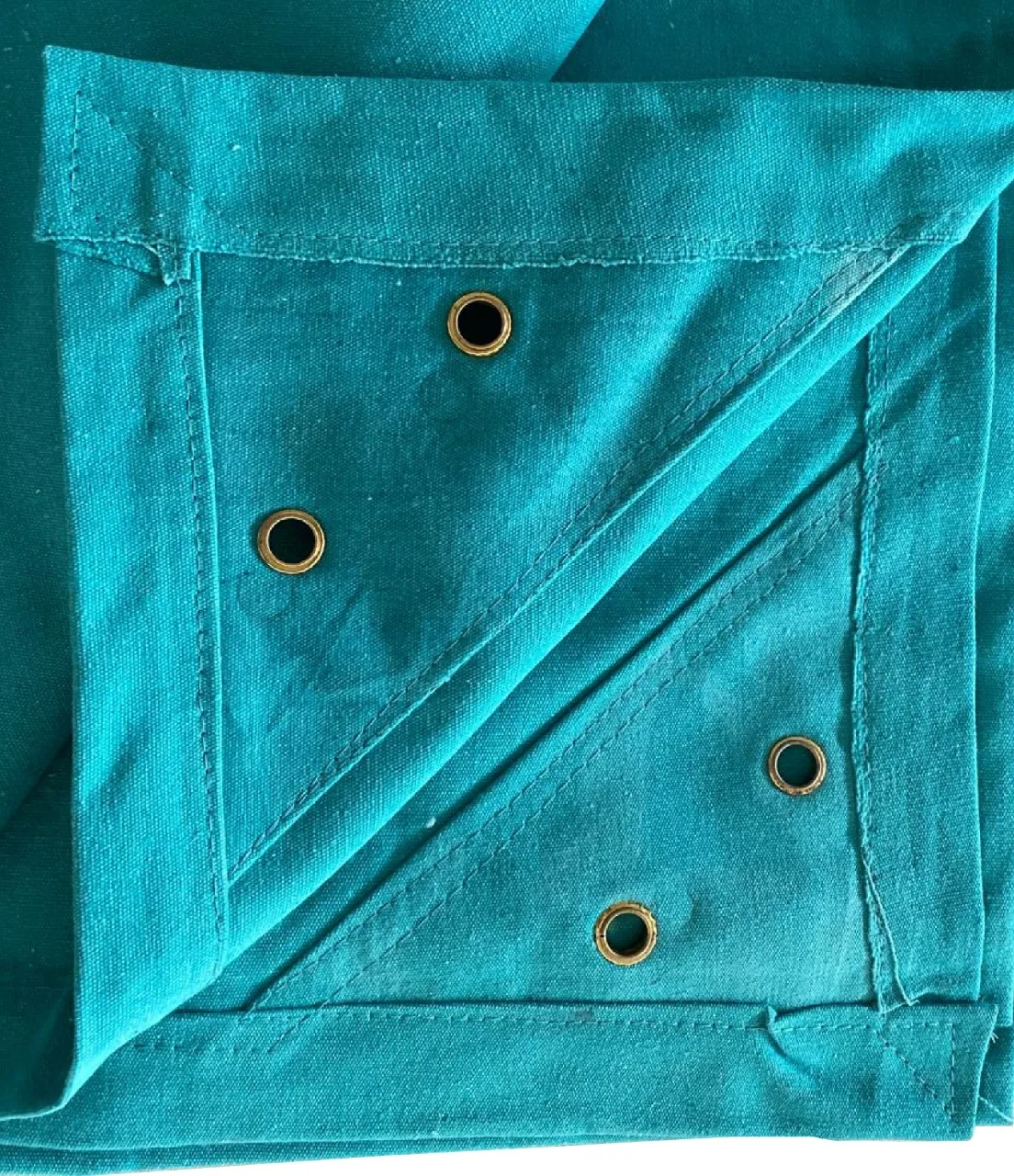 100% Cotton Canvas Fire Retardant Fabric for Tarpaulin Tent Quality Green Flame Retardant Canvas Fabric for Middle East Market